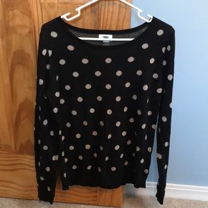 Polka dot sweater